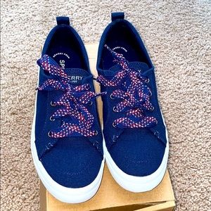Navy Sperry Boat Shoes